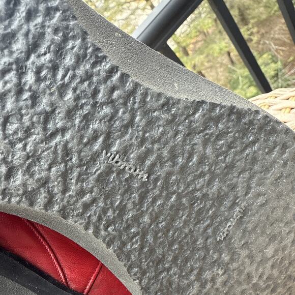 Thierry Rabotin Red and Black Leather Shoes Size Approx 10 Wide See Pics Measure - Picture 12 of 16